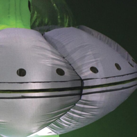 7 FT Alien UFO LED Tractor Beam Inflatable Yard Farm Prop Christmas Area 51 NEW - Picture 4 of 11